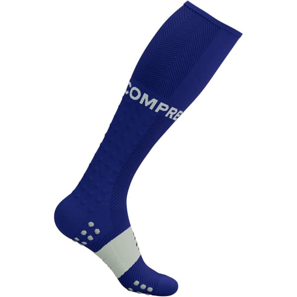 Chaussette compression COMPRESSPORT FULL SOCKS RUN DAZZLING BLUE/SUGAR SWIZZLE
