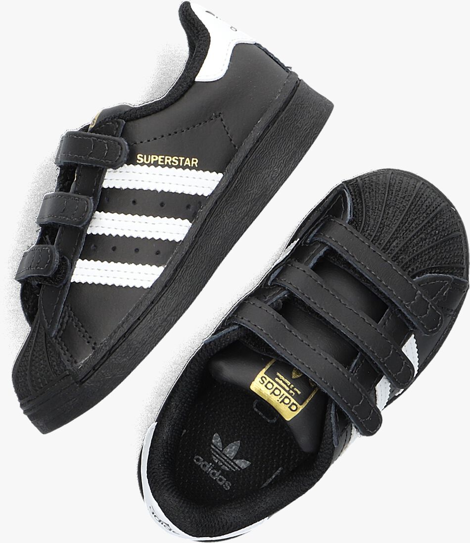 ADIDAS zwarte adidas lage sneakers superstar cf i