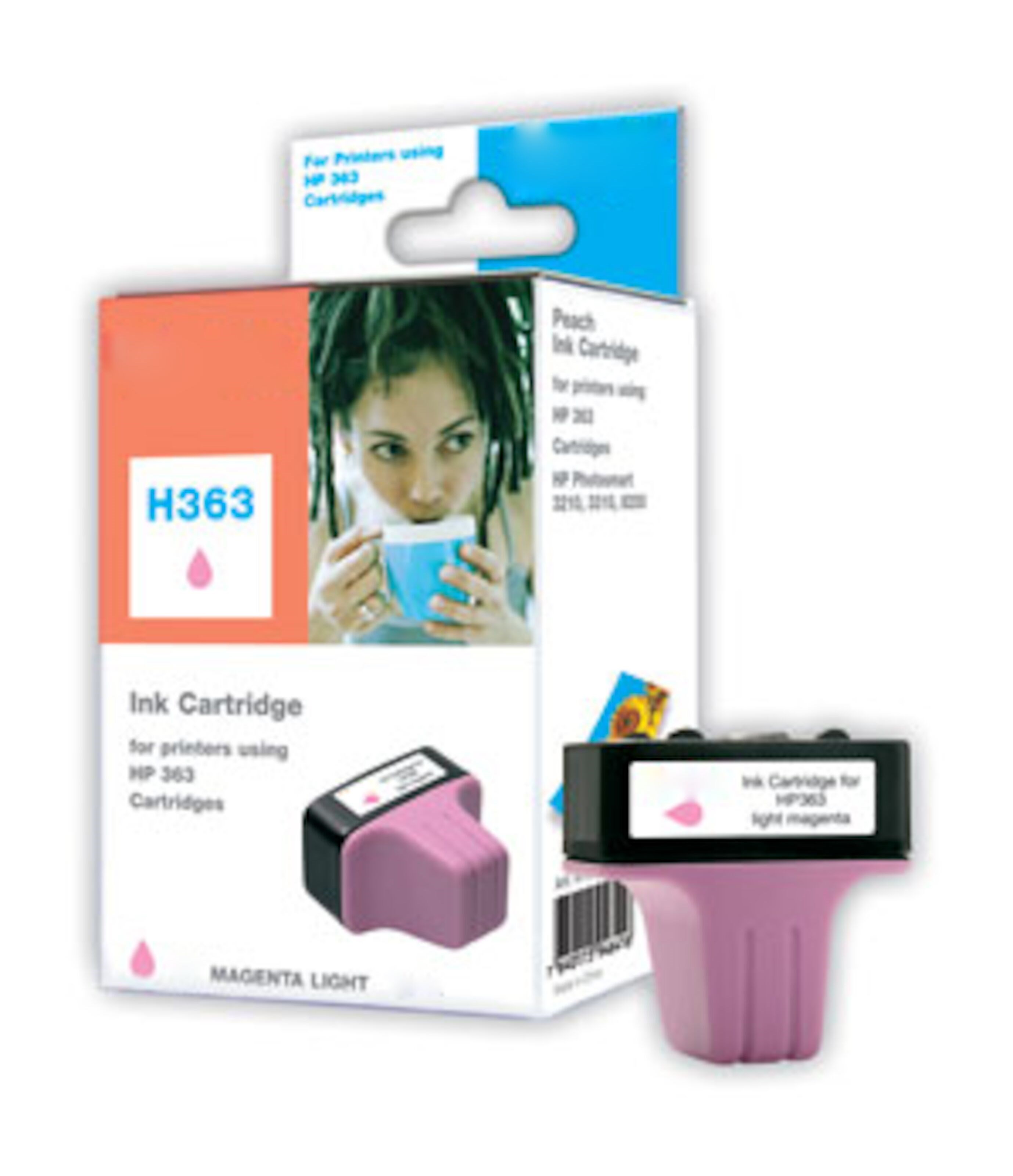 Peach Blekkpatron tilsvarer HP 363 - Lys magenta