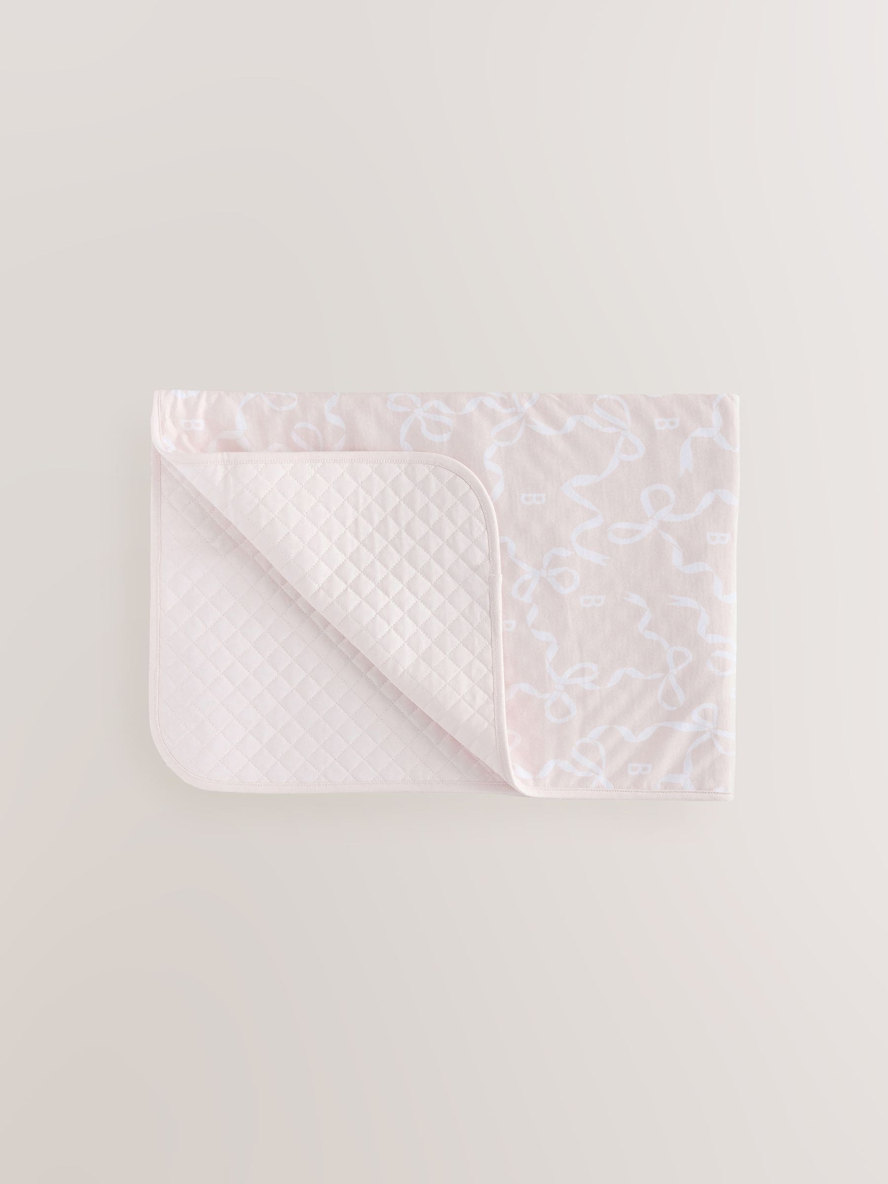 Lichtroze - Baker by Ted Baker - Deken met strikjesprint