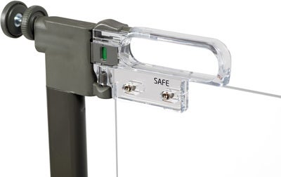 Safe & Care SafeGate Clear-view Pressure Fit Sikkerhetsgrind, Gjennomsiktig