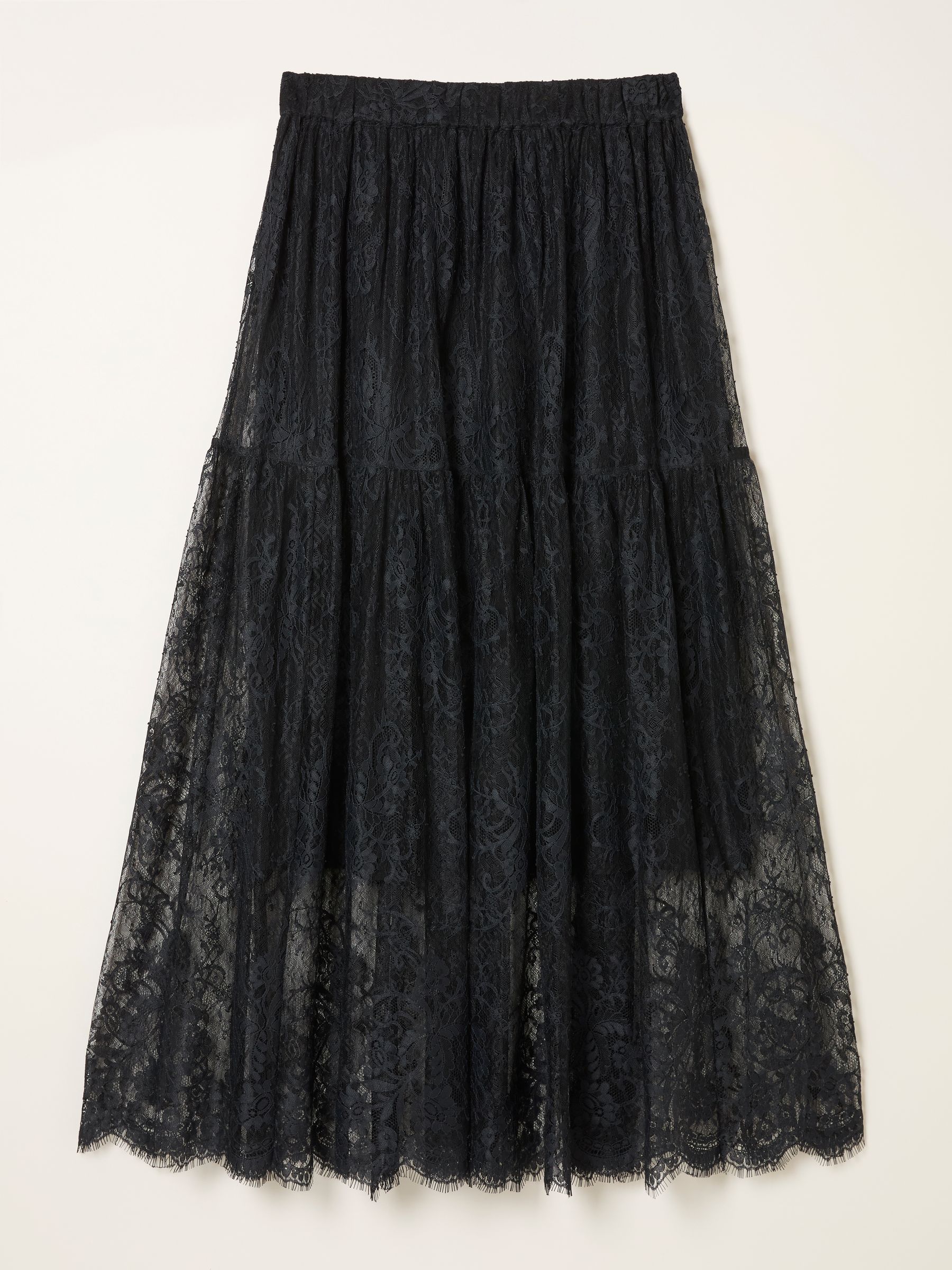 FatFace Lace Midi Skirt