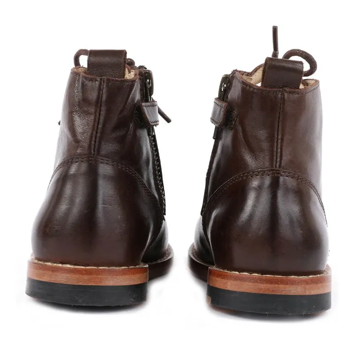 Young Soles Bottines Lacets Buster | Marron