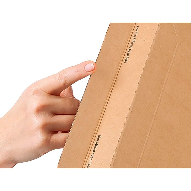 Étui expédition Colompac kraft universel, ouverture facile