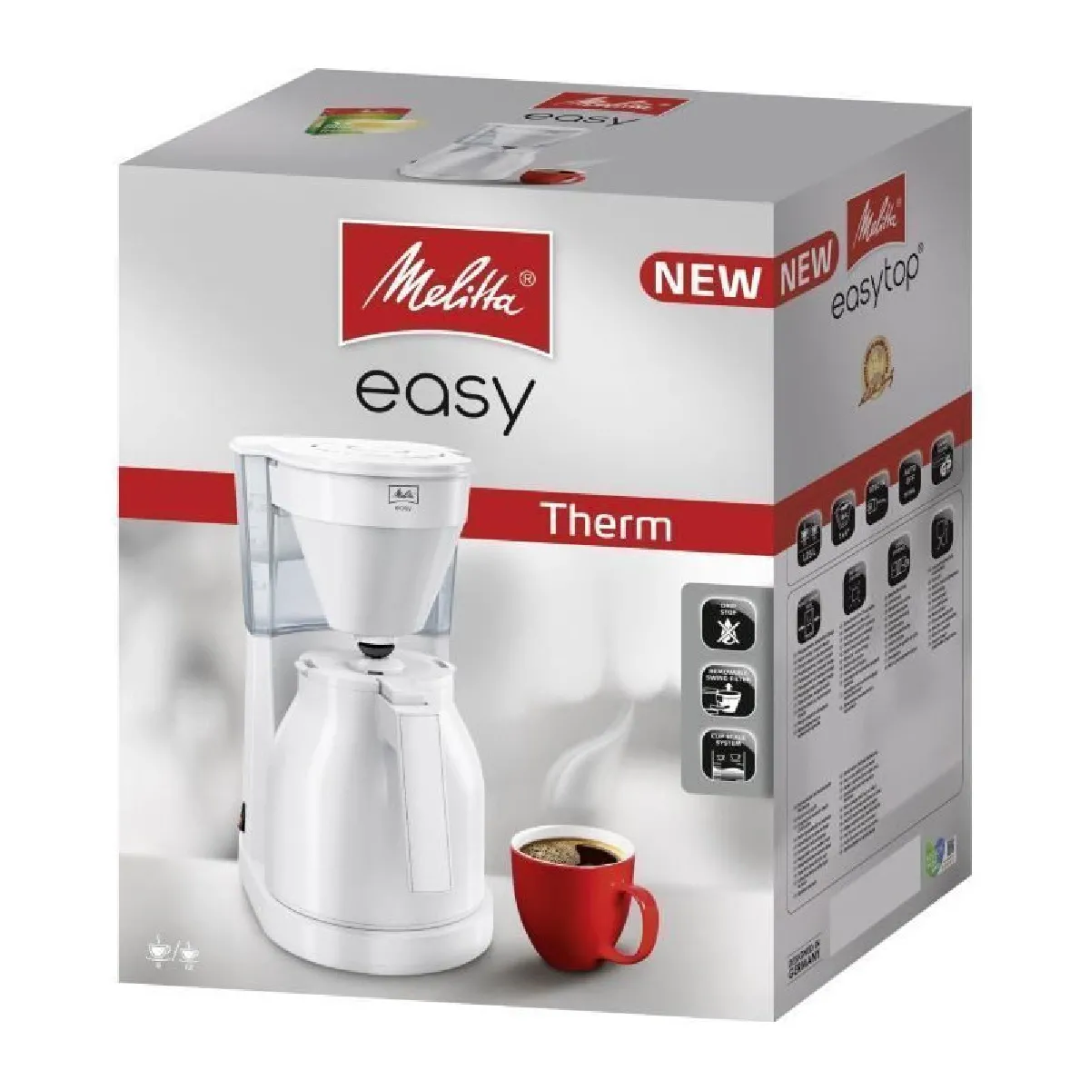 ABC ABSAAR 1023-05 Cafetiere Thermo-pot Blanc