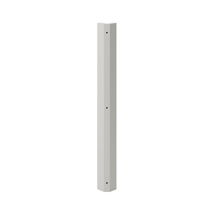 Fileur d'angle haut Stevia gris clair mat H. 71,5 cm Caraway Innovo GoodHome