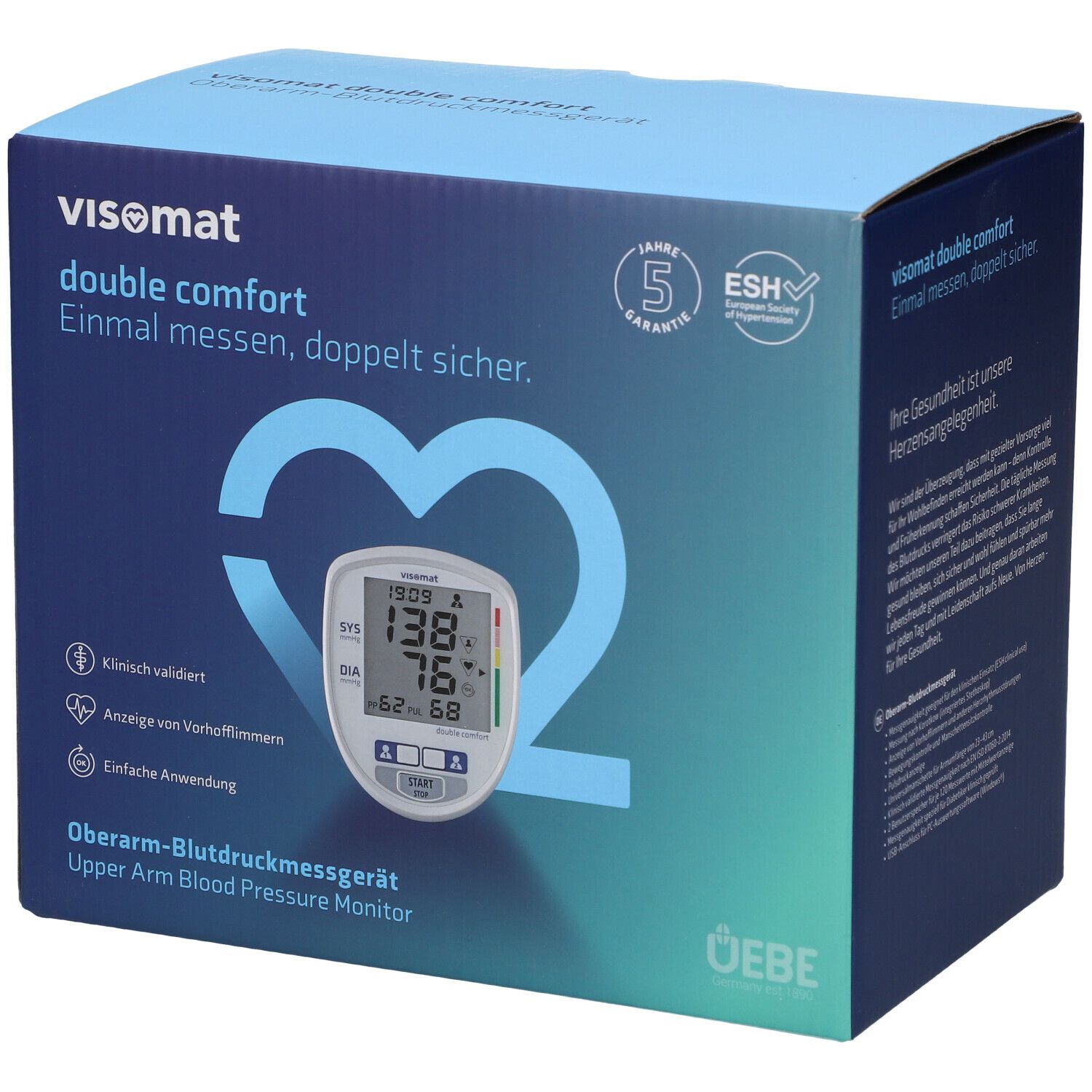 visomat® double comfort Oberarm-Blutdruckmessgerät