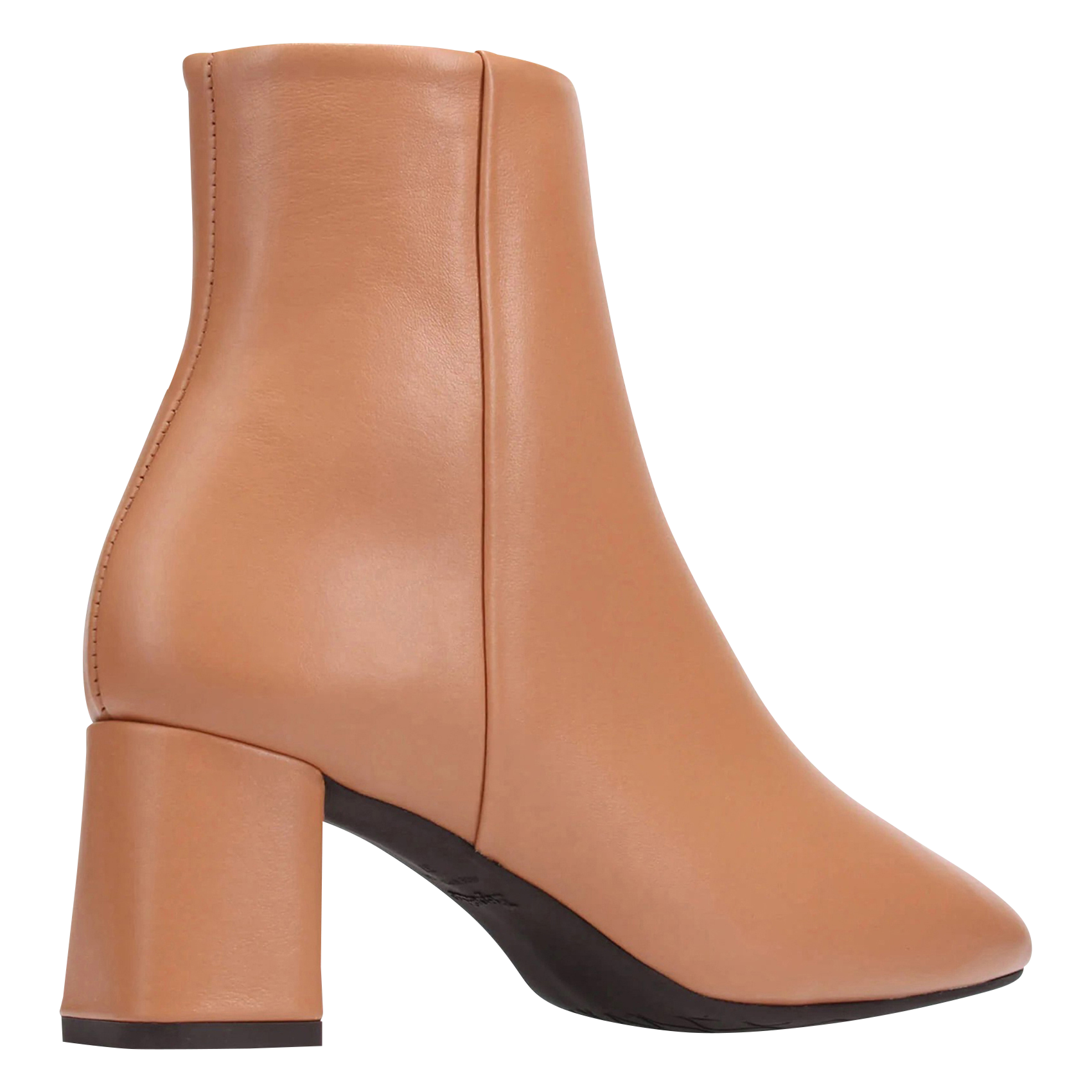 PHOEBE - Bottines à talon en cuir | Marron