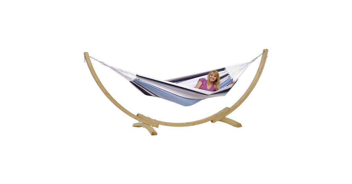 AmazonasApollo Set Marine hangmat  (Blauw/wit)