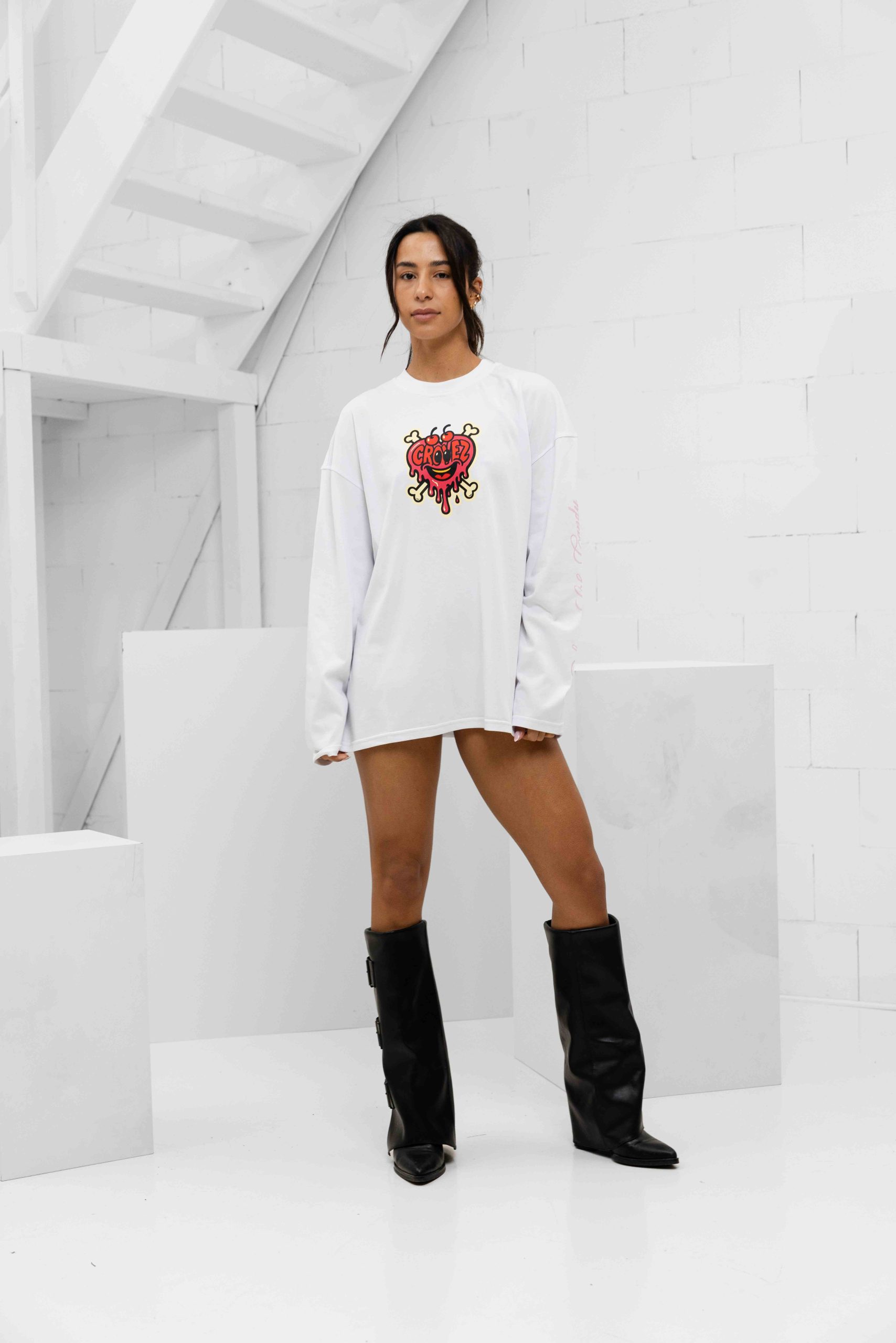 Croyez Sweet Like Candy Longsleeve T-Shirt Dames Wit