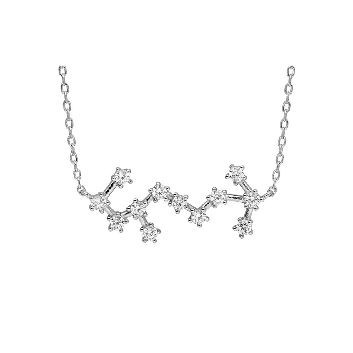 Collier Constellation Scorpion - Argent