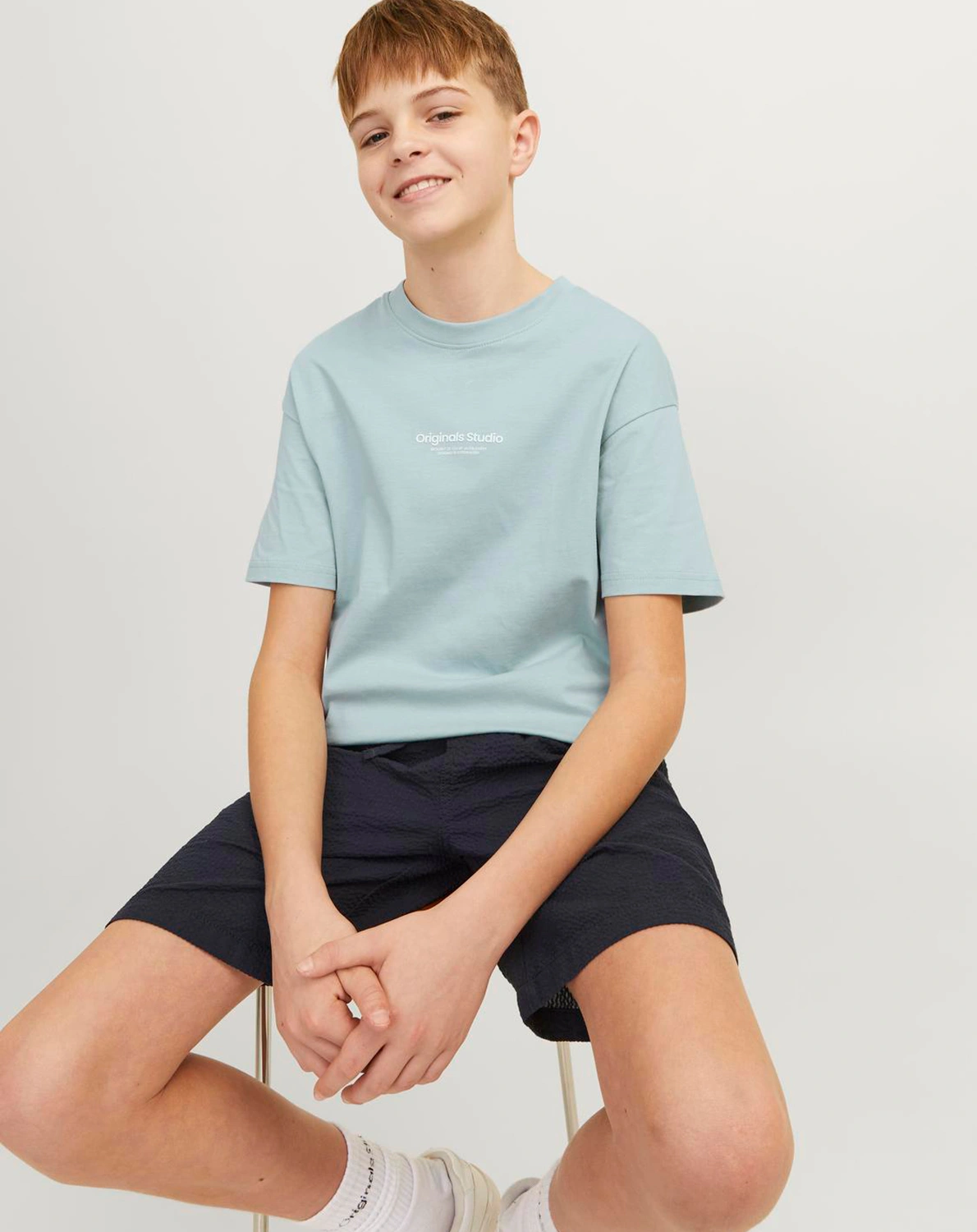 T-Shirt JORVESTERBRO in gray mist