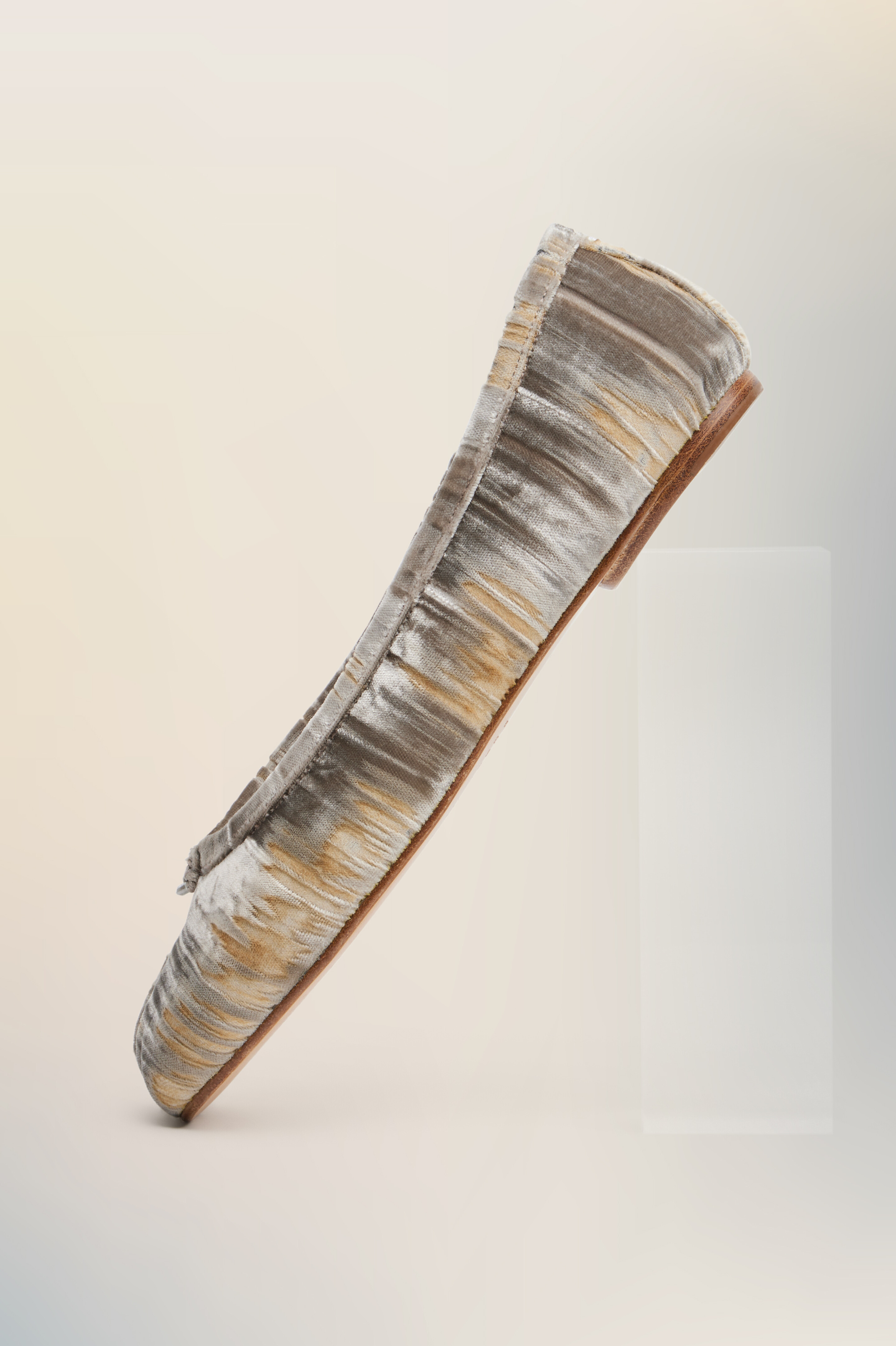 Ballerines Tabi marron en viscose - femme Marron