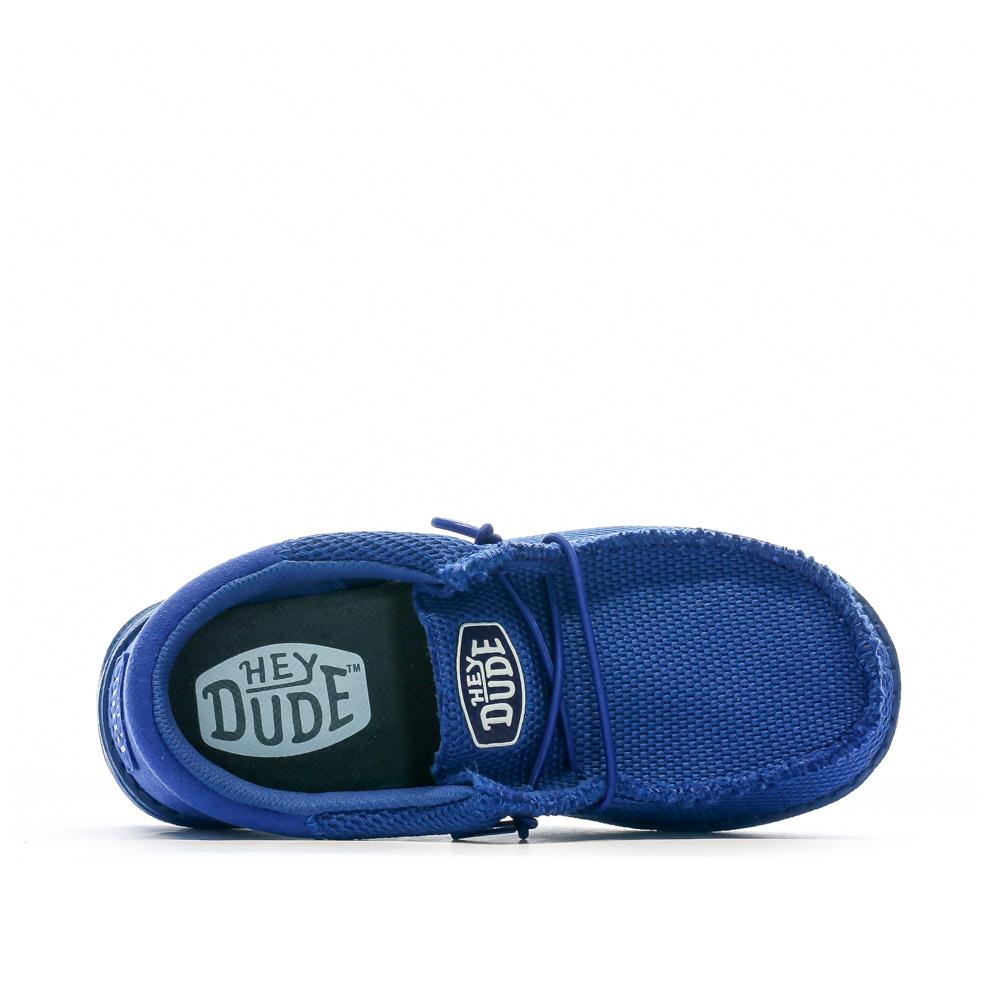 Hey Dude Chaussures Bleu Garçon Hey Dude Wally Youth Funk Mono