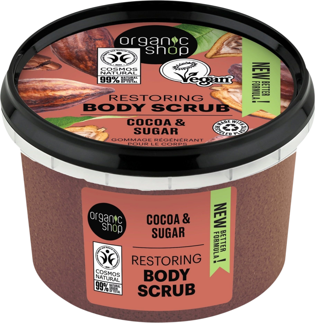 Organic Shop  Restoring Body Scrub Cocoa & Sugar, 250 ml