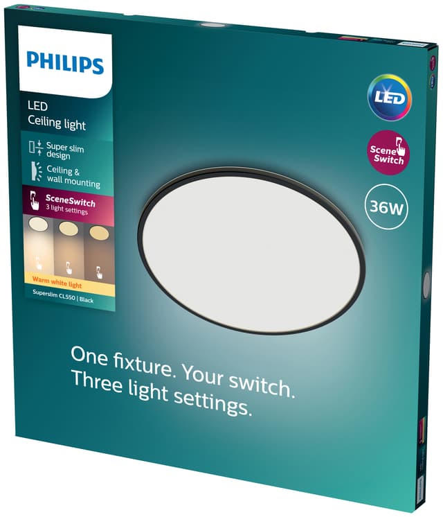 Philips Superslim loftslampe 36W