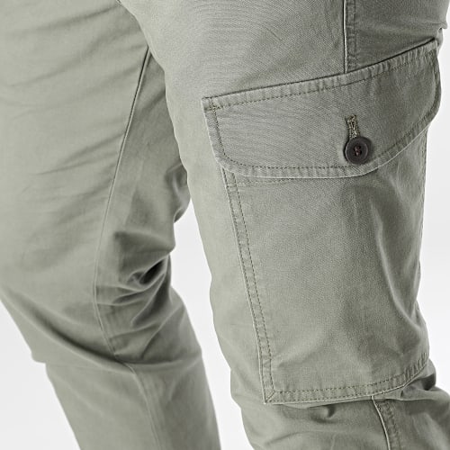 Pantalon Cargo Slim A4826 Vert Kaki