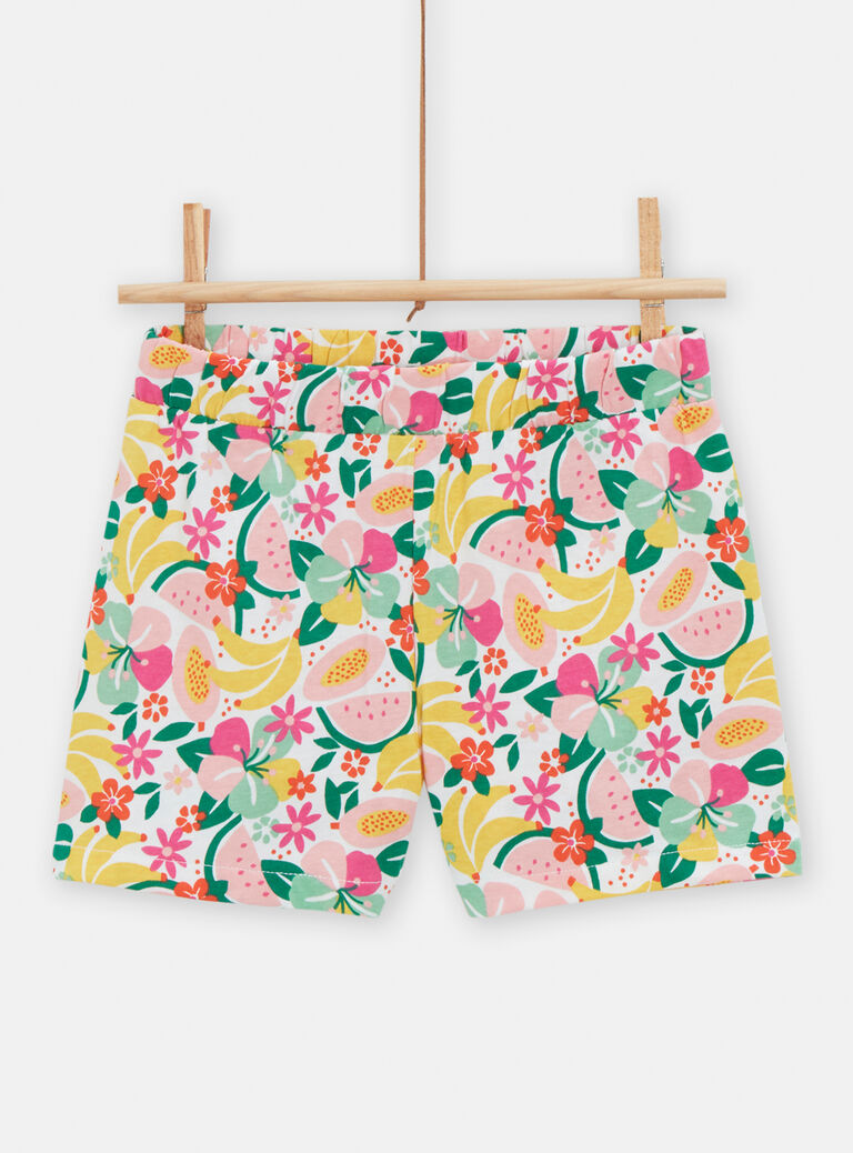 Pyjama rose à bretelles pour fille