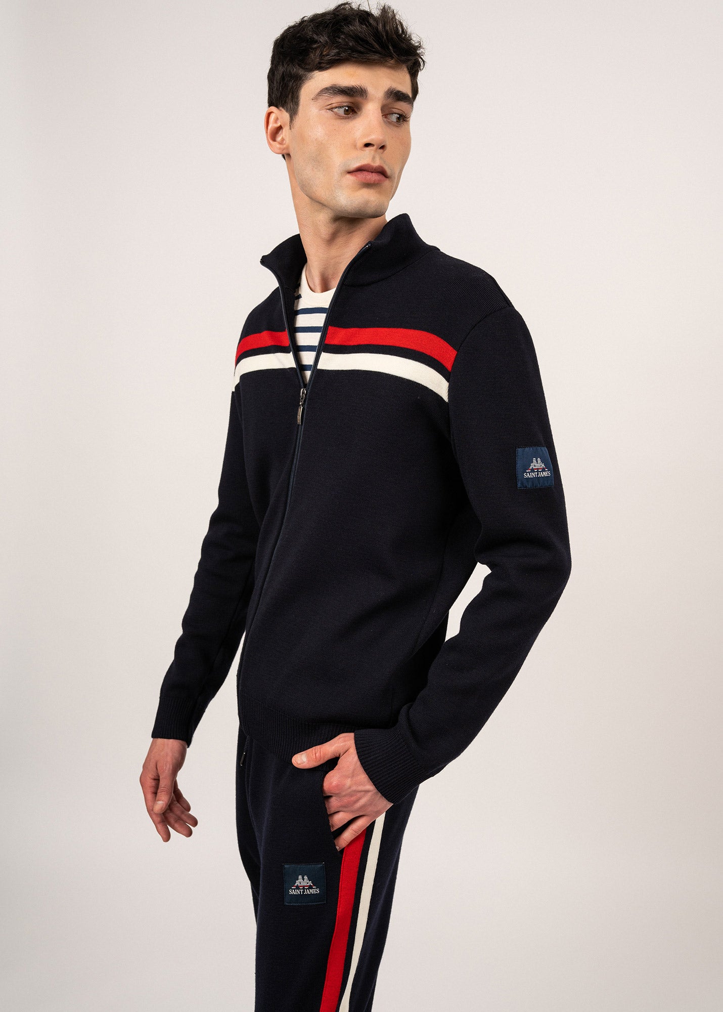 Gilet zippé en laine Conquérants