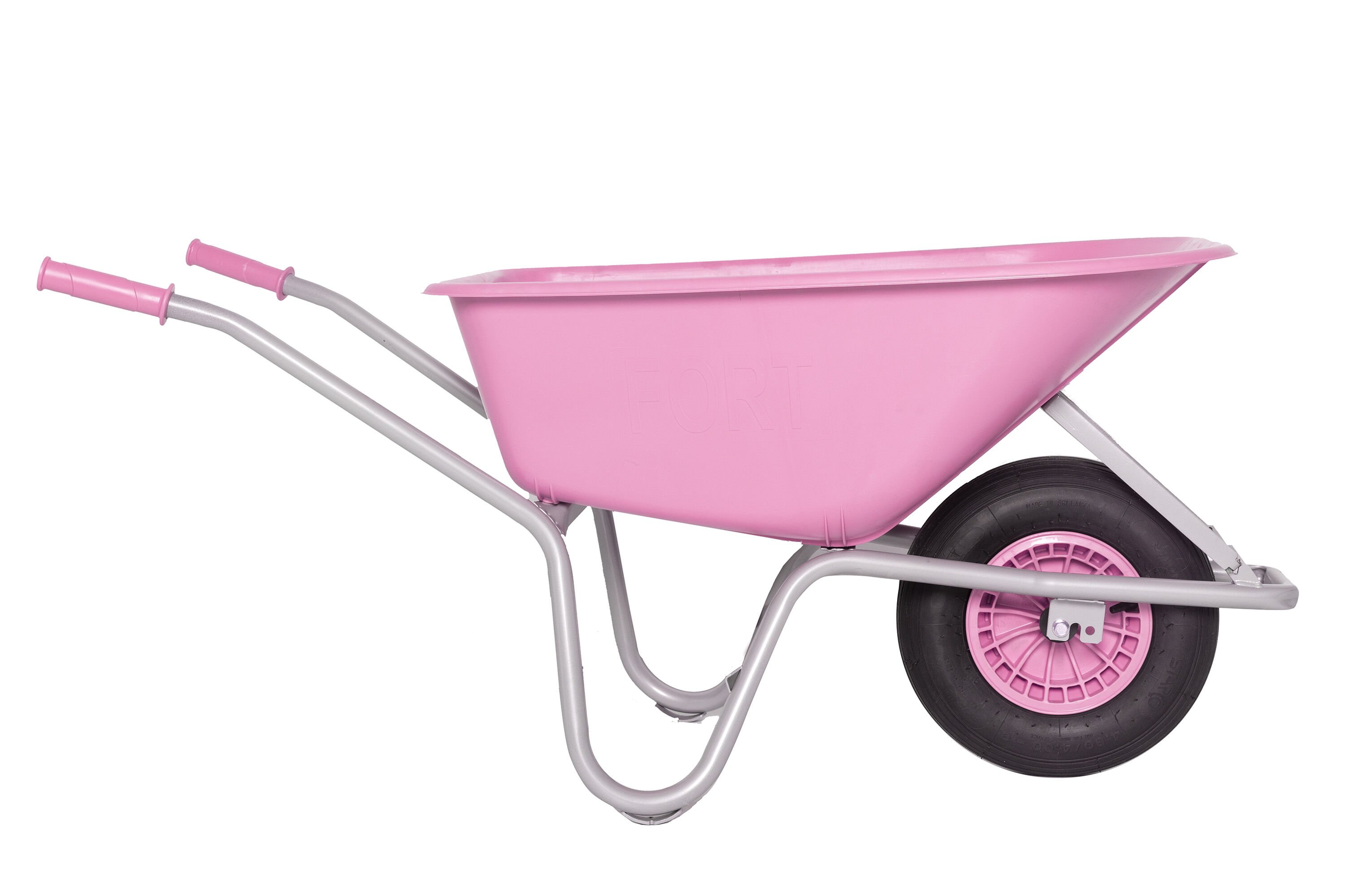 FORT TKA-100 - Kruiwagen - Roze - 100 liter - 13 cm