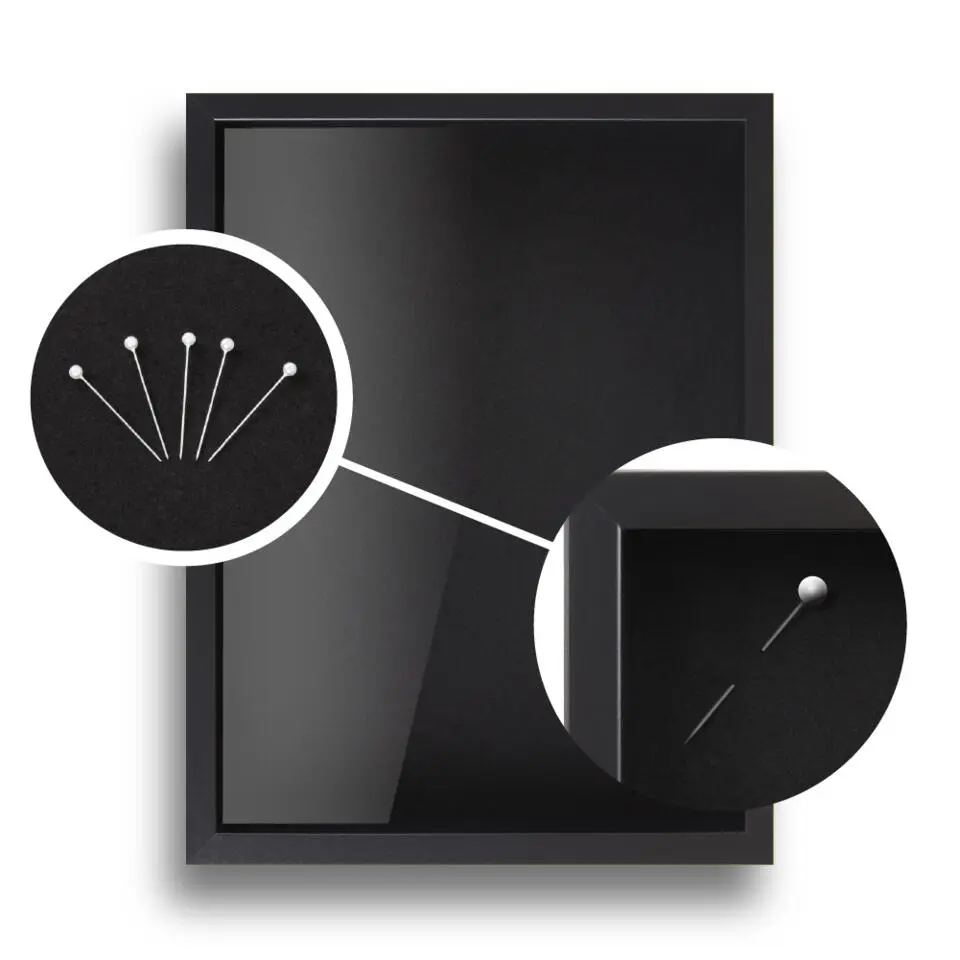 Fotokader in 3D - Box Frame - Fotolijst - 6 cm diep - MDF - 40x60cm - Zwart