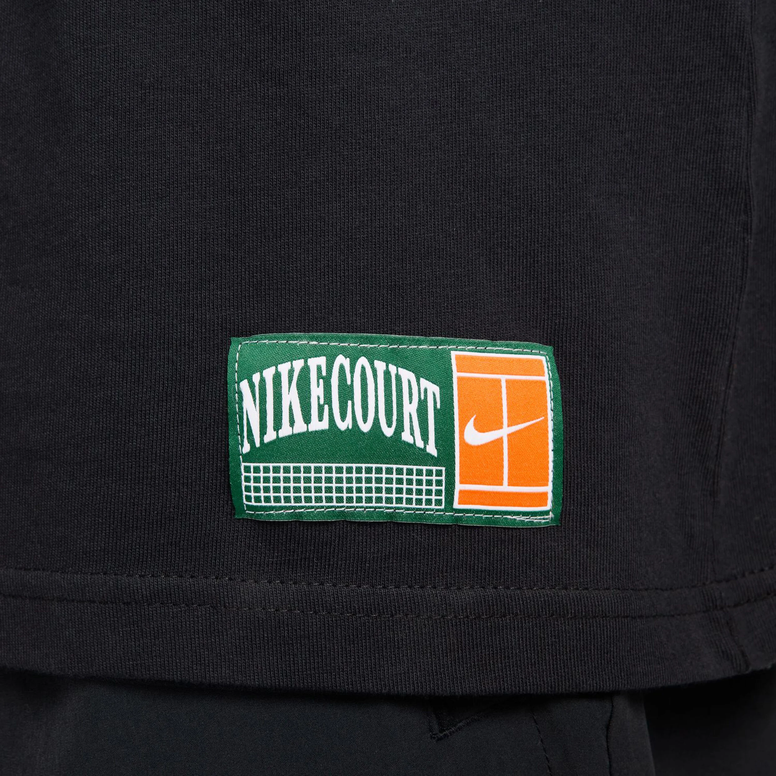 Nike Court M90 French Open T-shirt Hommes - Noir