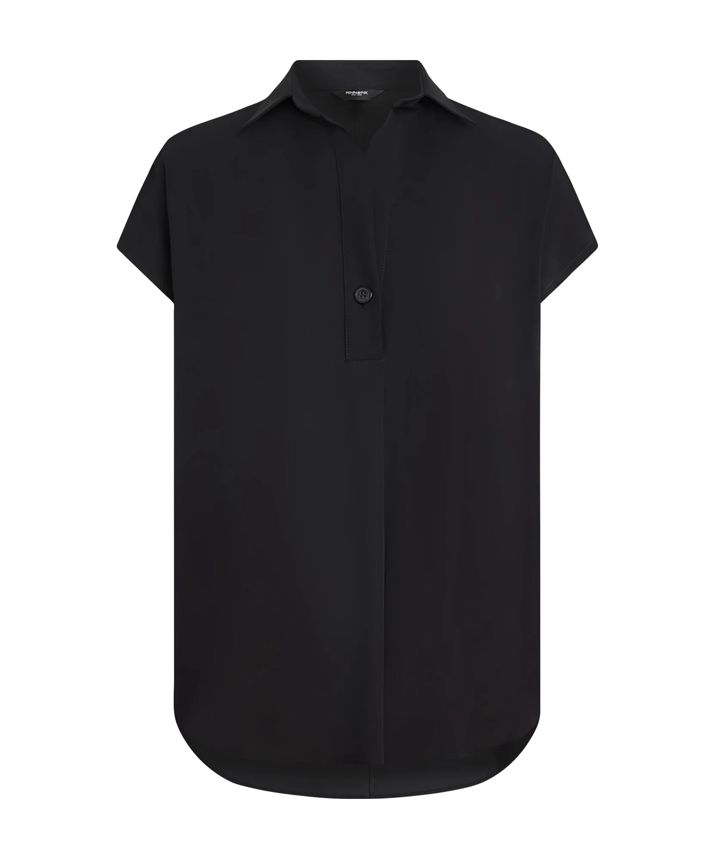 Penn & Ink N.Y. Dames blouse zwart