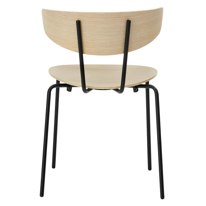 Ferm Living - Herman Stuhl, Esche schwarz / schwarz