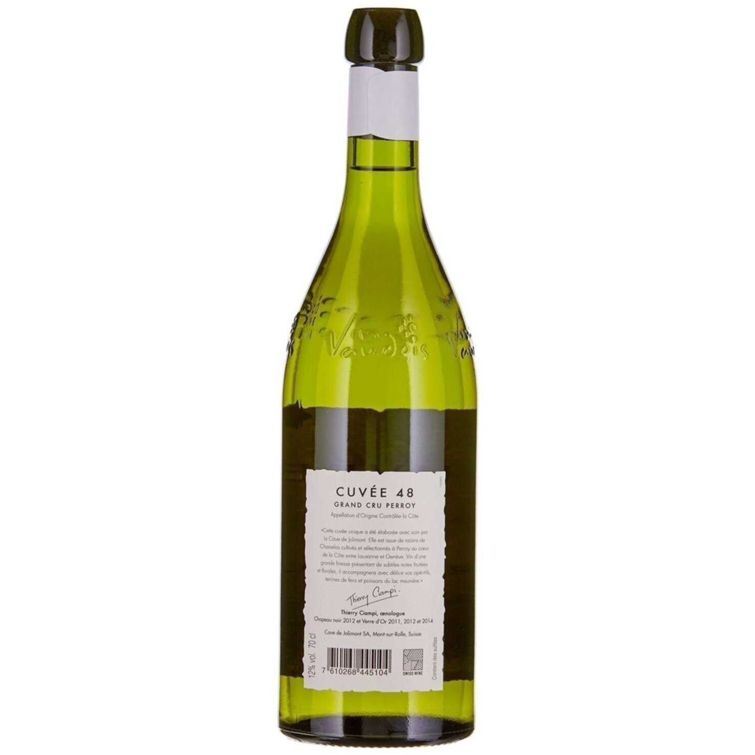 La Côte AOC Grand Cru Perroy Cuvée 48 -70cl