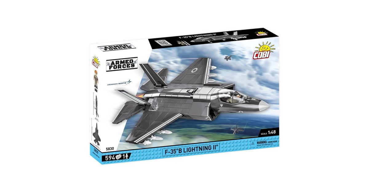 COBIArmed Forces - F-35B Lightning II Royal Air Force Constructiespeelgoed  (COBI-5830)