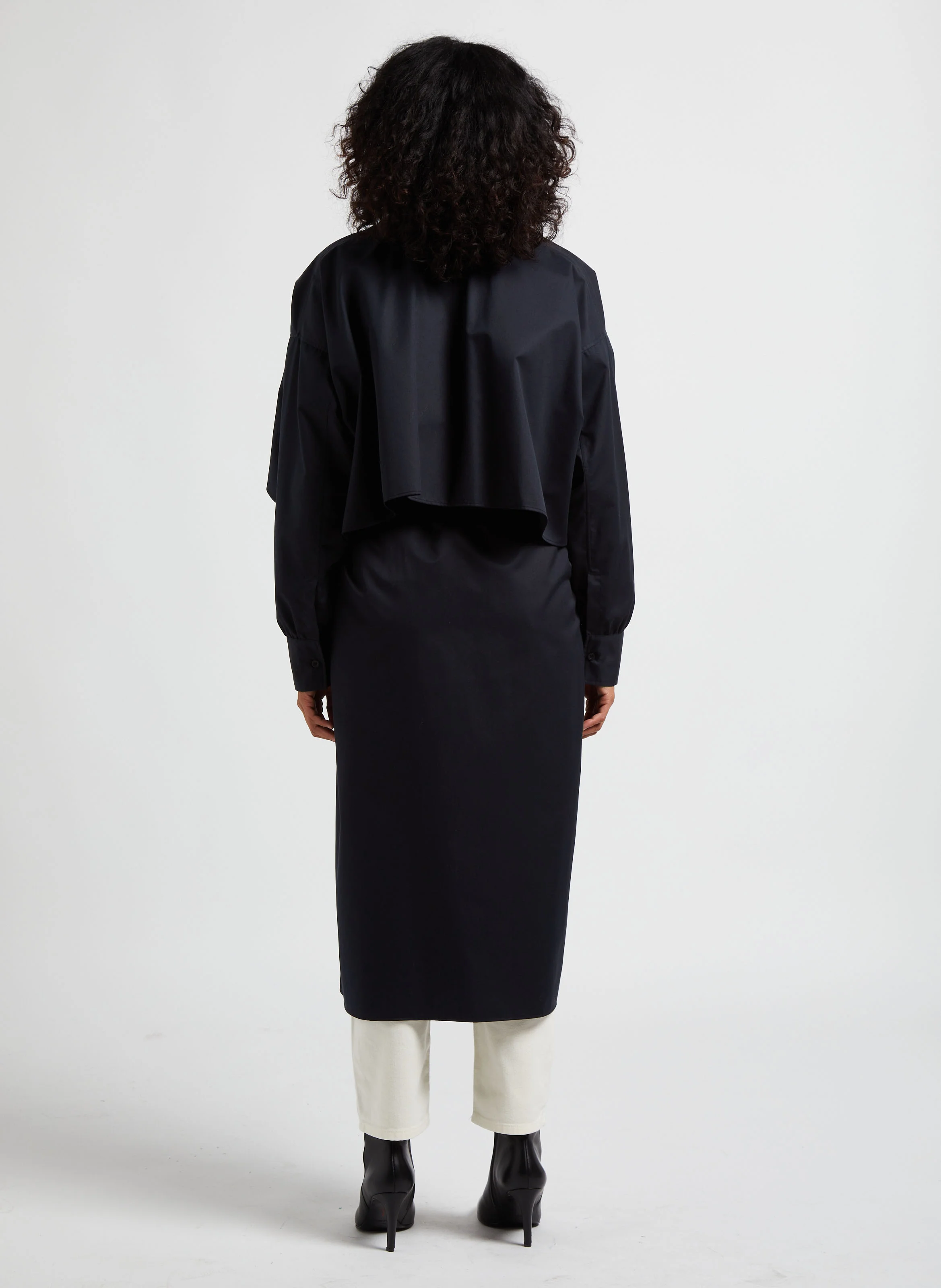SPARK - Jean taille haute droit en coton| Blanc