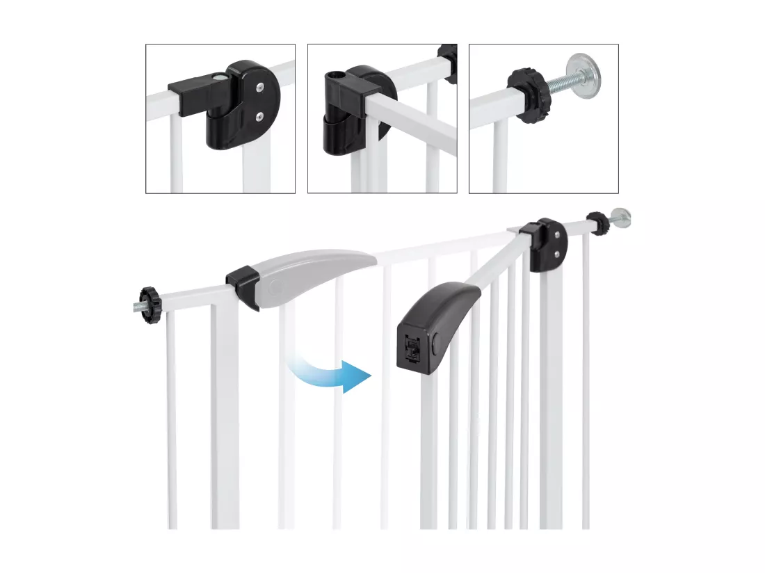 Barrière de sécurité enfants garde-corps protection fermeture d'escalier 85-95cm