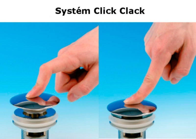 Isvea Universal keramische clickwaste mat petrol