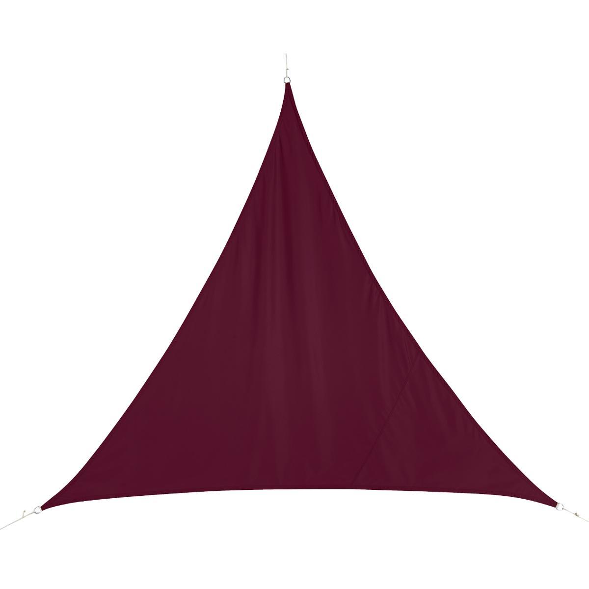 TOILE SOLAIRE CURACAO 4X4X4M BORDEAUX