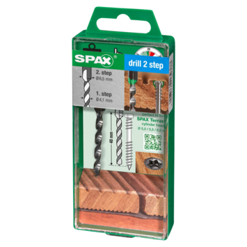 Spax trappenboor 4,1-6,5 mm
