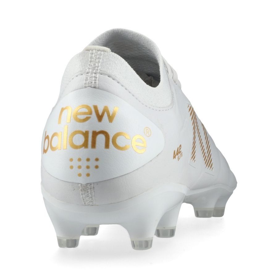 New Balance 442 V2 Elite FG 10 Year - Blanc/Doré