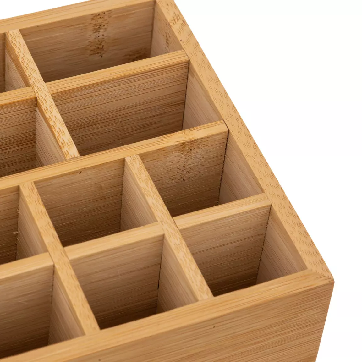 Organiseur Miroir 10 compartiments Bambou