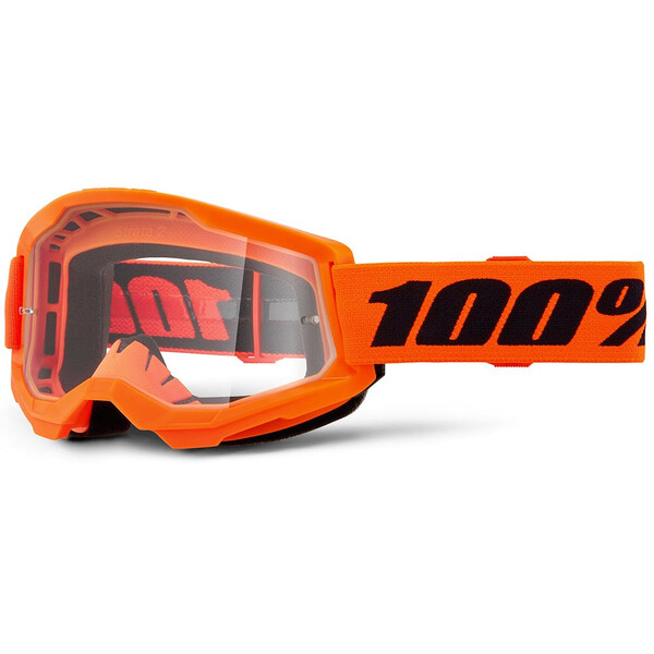 100% - Masque enfant Strata 2 Orange fluo