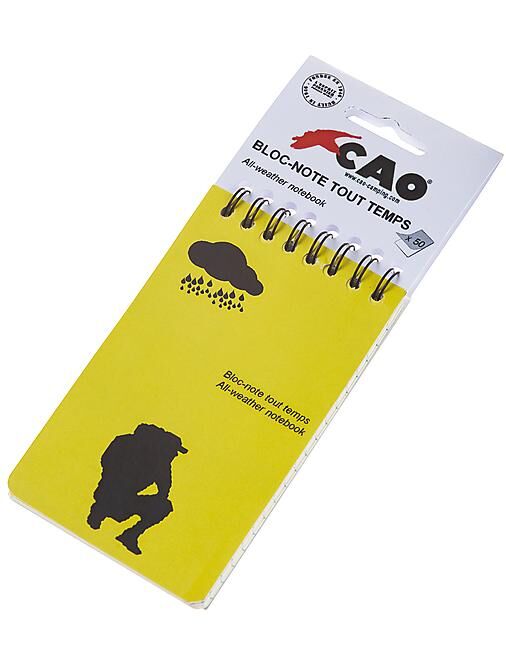 CAO - CARNET DE NOTE TOUT TEMPS IMPERMEABLE