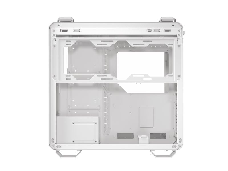ASUS PC-Gehäuse TUF GAMING GT502 Horizon TG ARGB Weiss Robuster und stylisher Midi-Tower mit gehärtetem Glas, ARGB-Beleuchtung und durchdachtem Kühlkonzept