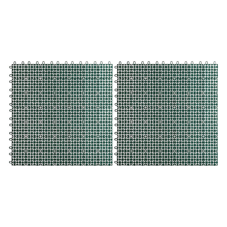 Dalle plastique vert Artor 55,5 x 55,5 cm (x 2)