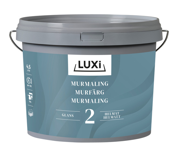 Murmaling kalkhvid 4,5 liter - Luxi