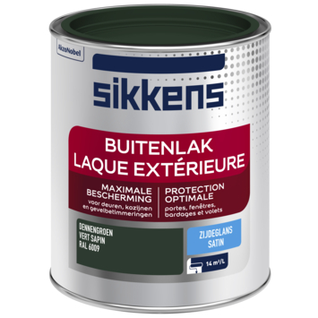 Sikkens buitenlak zijdeglans RAL 6009 dennengroen 750 ml