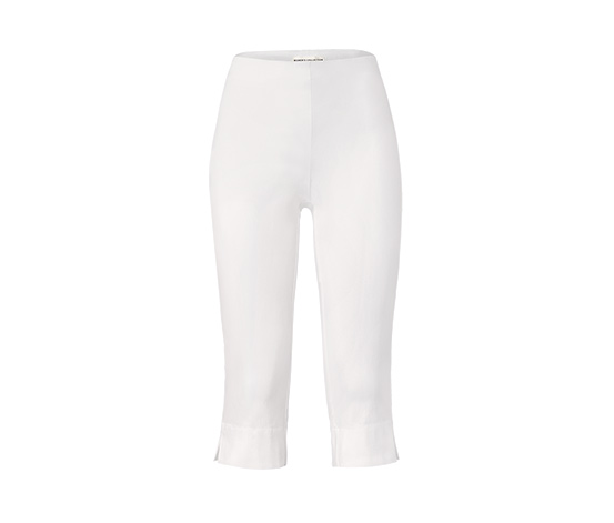 3/4-Stretchhose, weiß