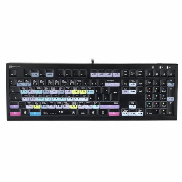 Logickeyboard Astra 2 Davinci Resolve PC DE