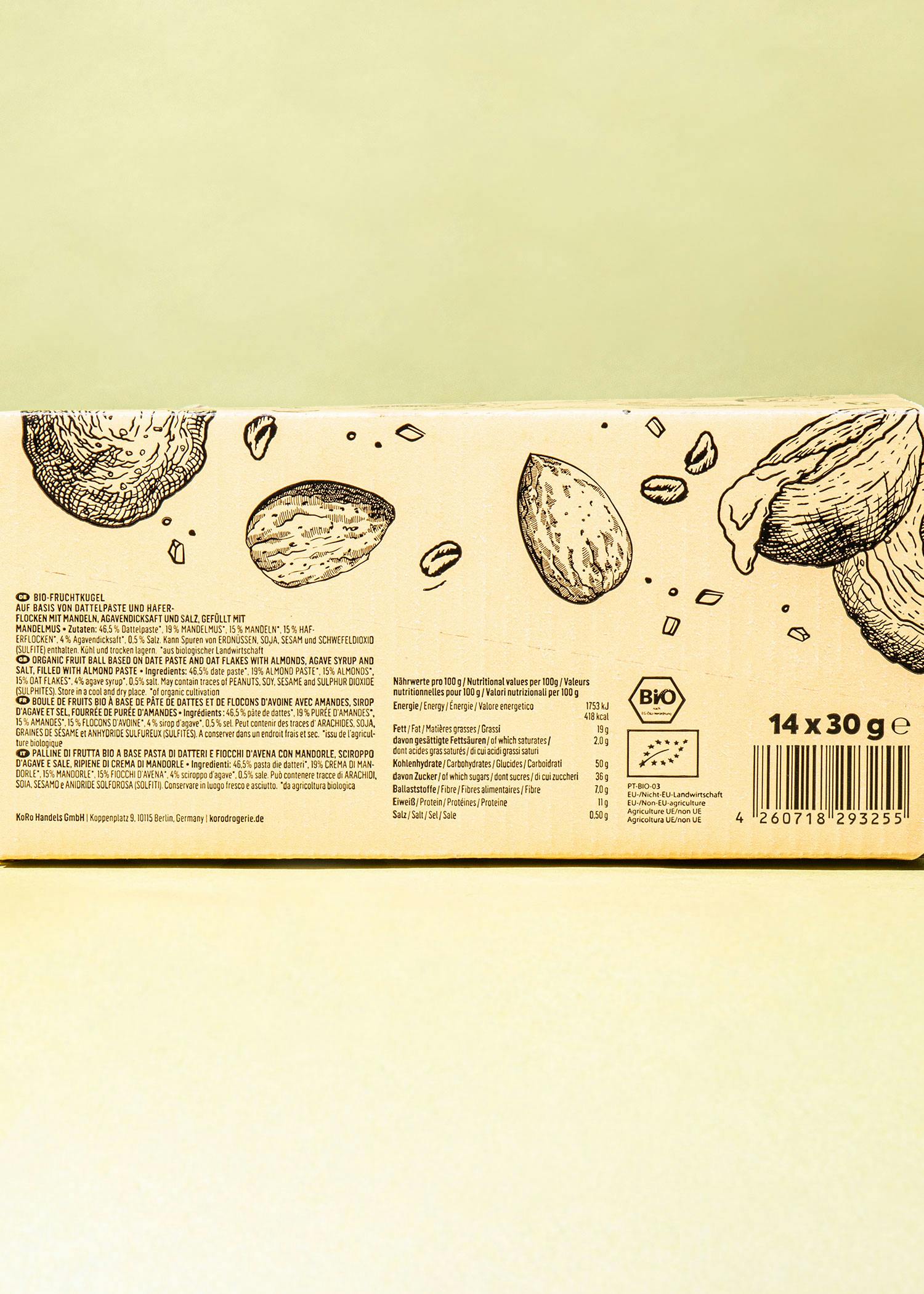 Bio Energy Ball Salted Almond 30 g