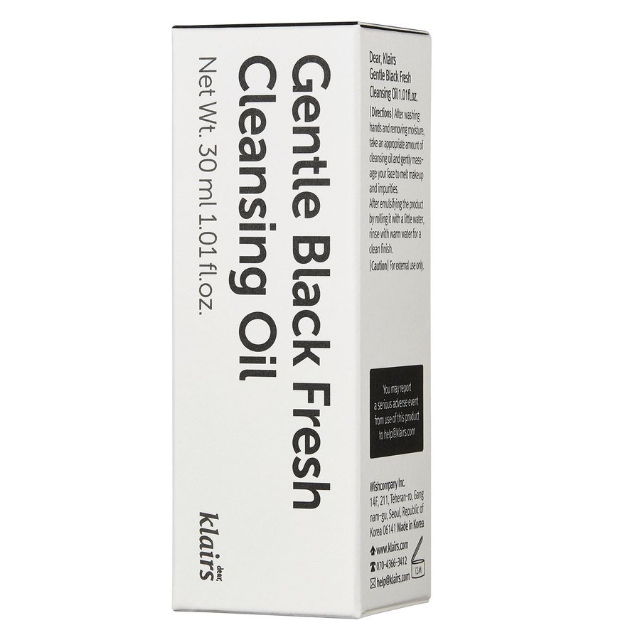 Klairs Gentle Black Fresh Cleansing Oil 30ml
