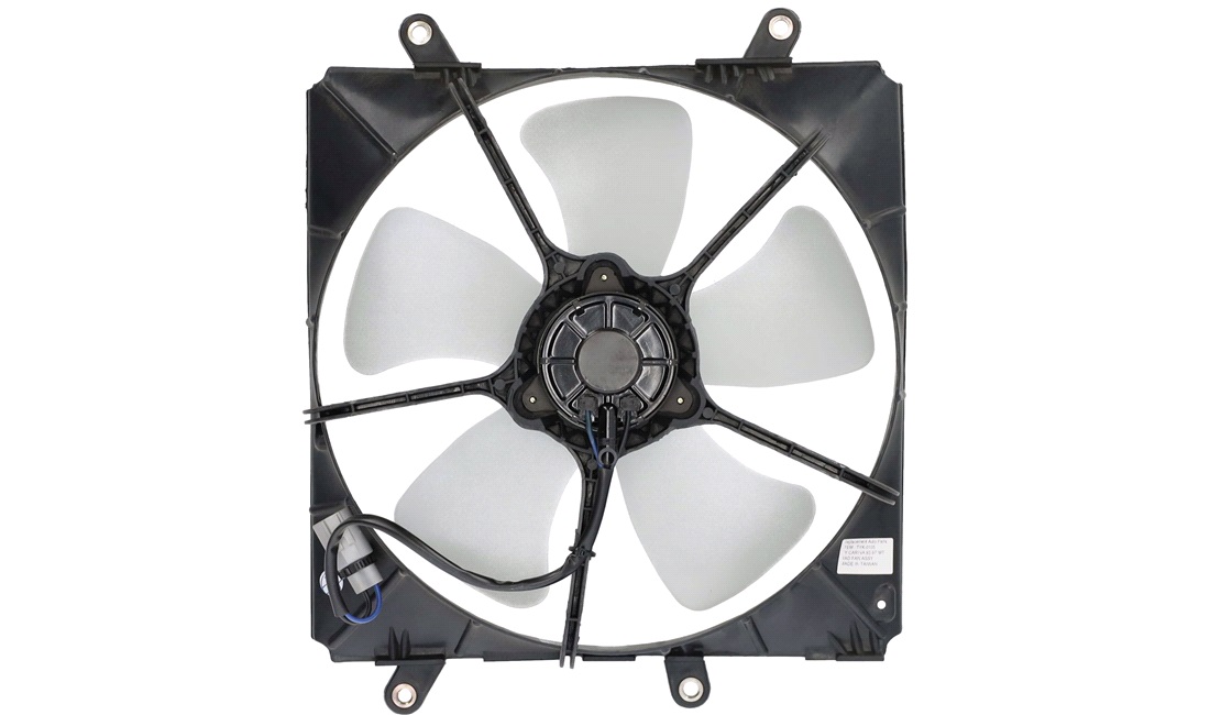 Ventilator, motorkøling