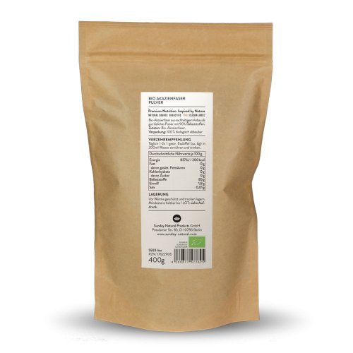 Sunday Natural Products  Bio Akazienfaser Pulver