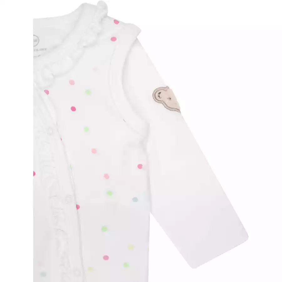 Steiff Strampler Set Bright White